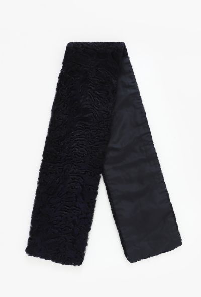 Prada 1999 Astrakhan Fur Scarf - 1