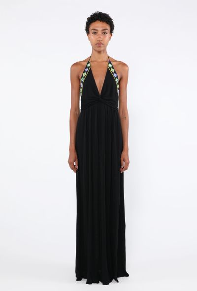 Emilio Pucci Silk Jersey Halter Gown, 2000s - 2