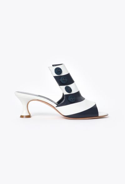 Manolo Blahnik Marinère Sailor Mules - 1 Manolo Blahnik Marinère Sailor Mules - 1