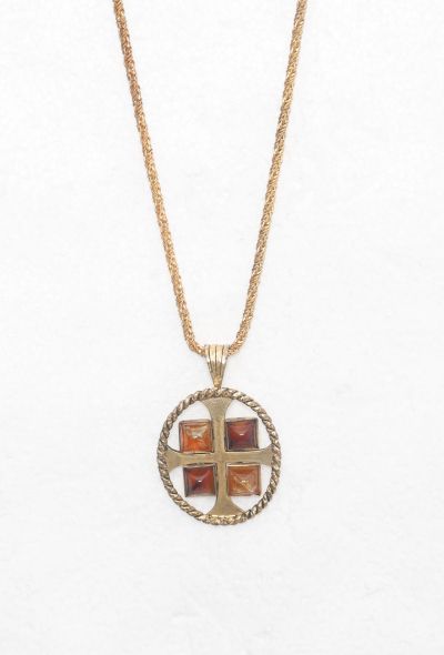                                         R. Scemama 70's Cross Necklace -1