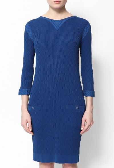                             Quilted Knit Dress - 2