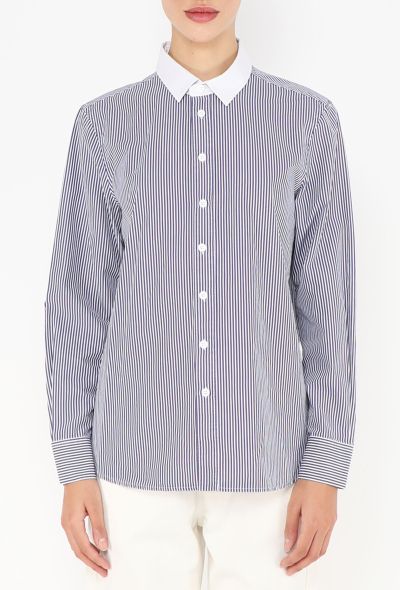 Saint Laurent Classic Bicolor Striped Shirt - 1 Saint Laurent Classic Bicolor Striped Shirt - 1