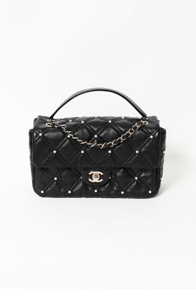                             F/W 2019 Pearl Quilted Flap Bag - 1