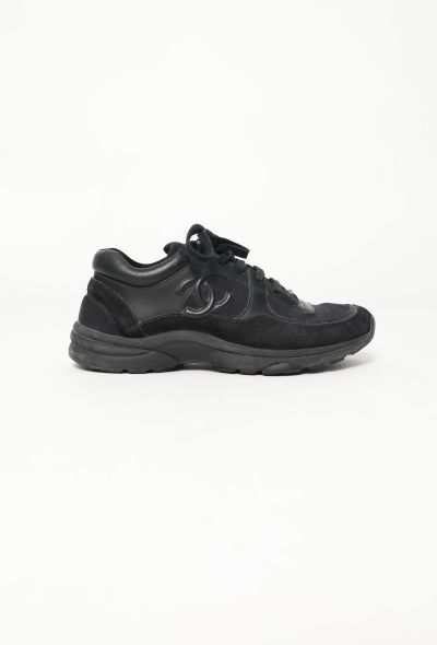 Chanel 2021 Suede Trim 'CC' Sneakers - 1 Chanel 2021 Suede Trim 'CC' Sneakers - 1