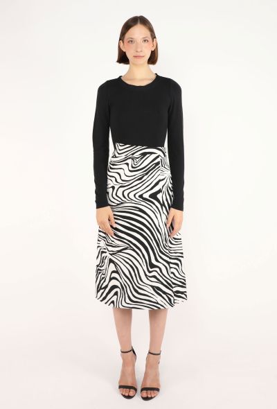 Céline Zebra Print Wrap Skirt, 2016 - 1