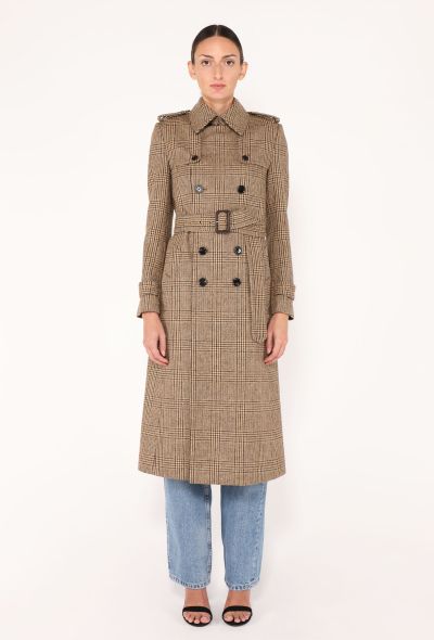 Céline 2020 Belted Houndstooth Coat - 1 Céline 2020 Belted Houndstooth Coat - 1
