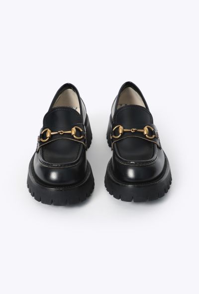 Gucci Embroidered Horsebit Platform Loafers - 2