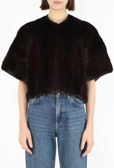 Saint Laurent Edition Mink Fur Bolero Jacket - 2