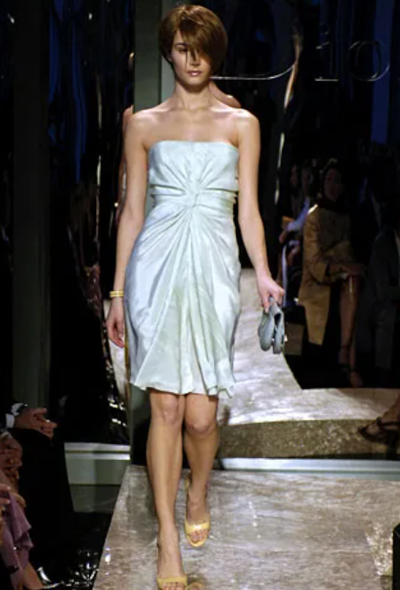 Christian Dior Resort 2007 Ruched Metallic Dress - 2
