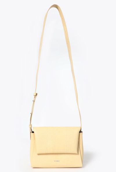 Jil Sander S/S 2025 Lizard-Embossed Crossbody Bag - 1 Jil Sander S/S 2025 Lizard-Embossed Crossbody Bag - 1