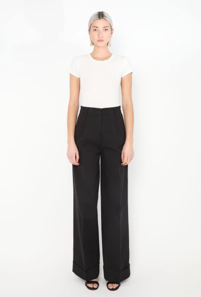 Prada High-Waisted Cuffed Trousers - 1 Prada High-Waisted Cuffed Trousers - 1