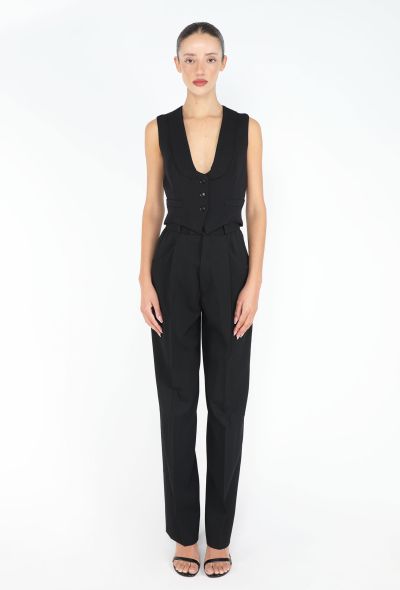 Saint Laurent Timeless '90s Smoking Vest Ensemble - 1