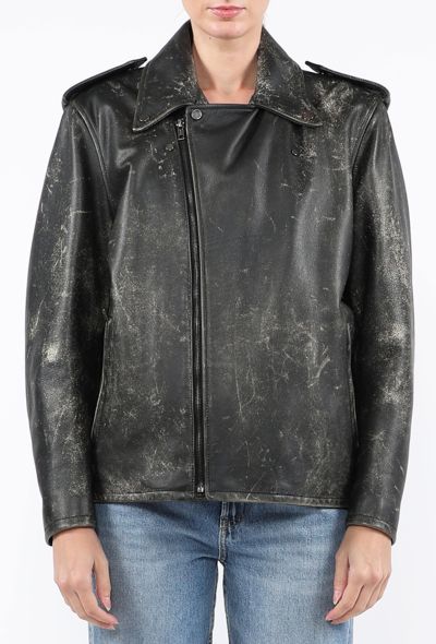 The Row Catalina Distressed Biker Jacket, 2023 - 1