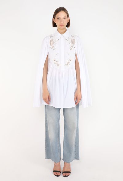 Valentino Embroidered Lace Cotton Tunic, 2022 - 2