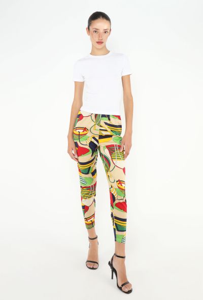 Hermès 1990 Cotton 'Thalassa' Leggings - 1 Hermès 1990 Cotton 'Thalassa' Leggings - 1