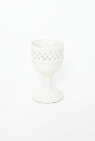 Dior Vintage Porcelain Egg Cup - 2 Dior Vintage Porcelain Egg Cup - 2
