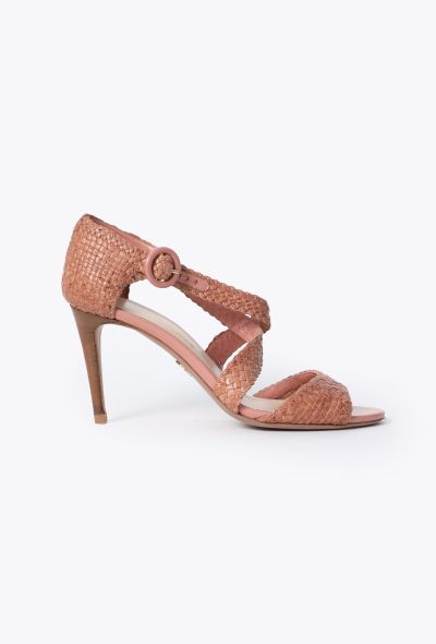 Prada 2011 Woven Leather Sandals - 1
