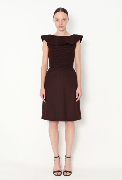 Valentino F/W 2011 Ribbed Wool Dress - 1 Valentino F/W 2011 Ribbed Wool Dress - 1