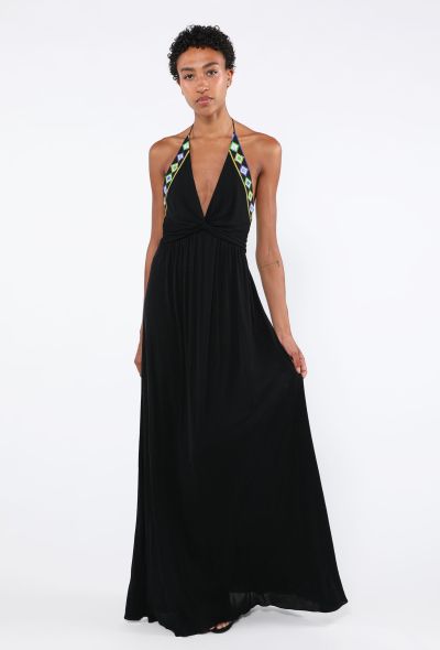 Emilio Pucci Silk Jersey Halter Gown, 2000s - 1