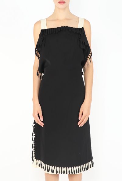 Issey Miyake Bicolor Fringe Dress, 1990s - 2