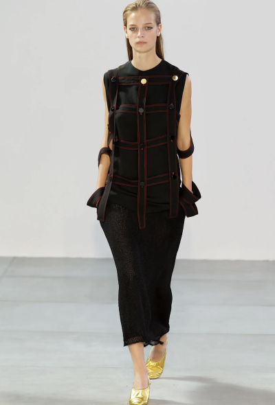 Céline S/S 2015 Metallic Ballerina Pumps - 2