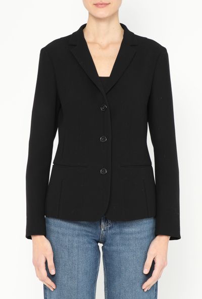 Jil Sander F/W 2008 Pocketed Crêpe Blazer - 1 Jil Sander F/W 2008 Pocketed Crêpe Blazer - 1