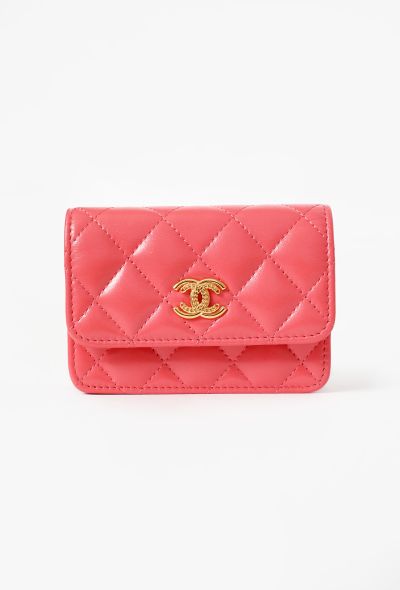 Chanel Coral Mini Wallet on Chain - 2