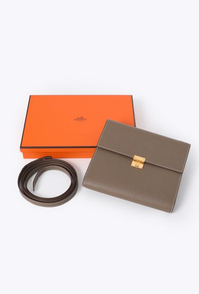 Hermès Etoupe Epsom Clic 16 Wallet - 2