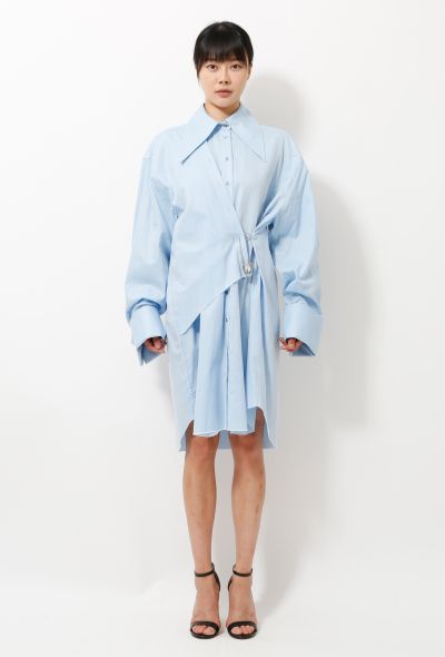                                         Marques Almeida Oversized Safety Pin Shirt-1