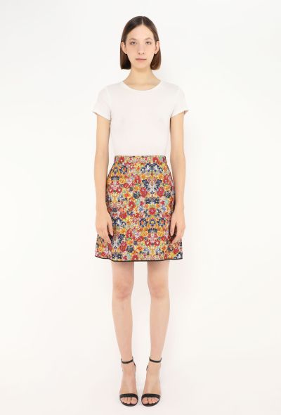 Céline Resort 2012 Floral Brocade Skirt - 1