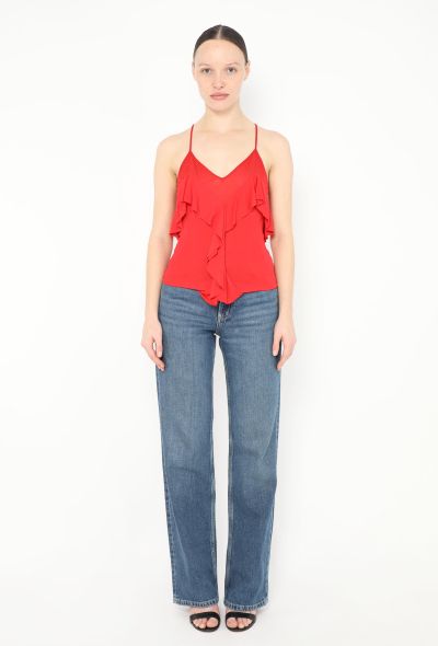 Saint Laurent 2004 Ruffled Camisole Top - 2 Saint Laurent 2004 Ruffled Camisole Top - 2