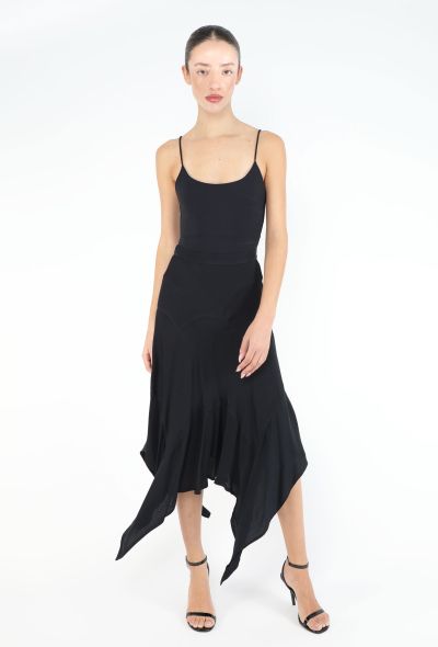 Saint Laurent Tom Ford 2004 Asymmetrical Flared Skirt - 1