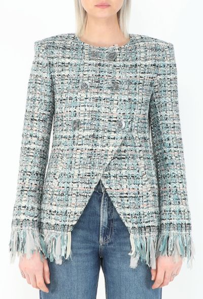Chanel Pre-Fall 2017 Paris-Cosmopolitan Lesage Fringed Tweed Jacket - 1