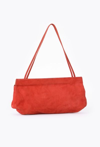 The Row 2024 Brick Suede Small Abby Bag - 2 The Row 2024 Brick Suede Small Abby Bag - 2
