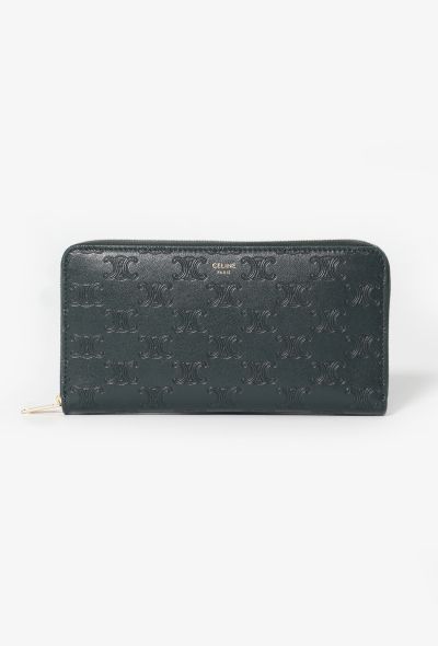 Céline Triomphe Large Zipped Wallet - 1 Céline Triomphe Large Zipped Wallet - 1