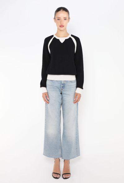 Chanel 2020 Bicolor Cashmere Sweater - 2