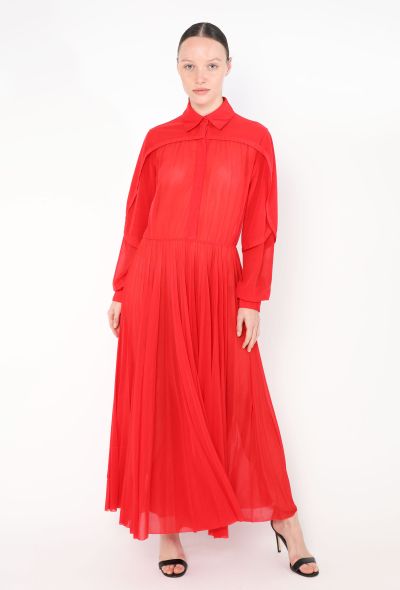 Céline CAMPAIGN S/S 2017 Tulip-Sleeve Dress - 1 Céline CAMPAIGN S/S 2017 Tulip-Sleeve Dress - 1
