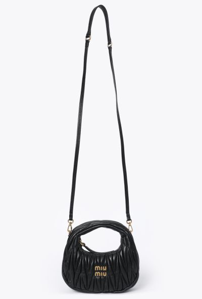 Miu Miu Mini Wander Quilted Hobo Bag - 2