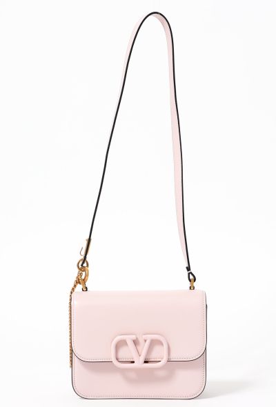 Valentino Baby Pink V-Sling Mini Bag - 1