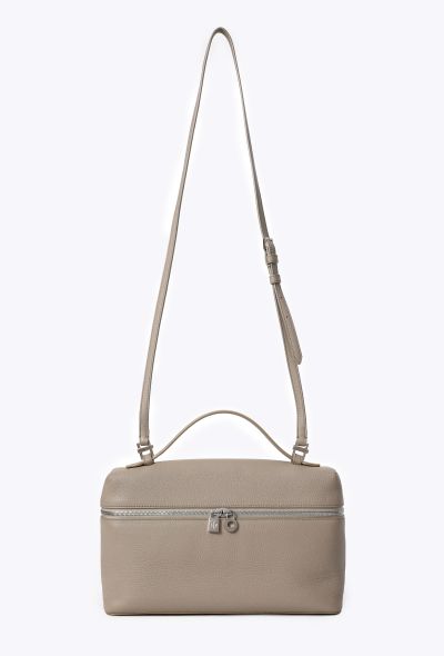 Loro Piana Taupe Extra Pocket L27 Bag - 2