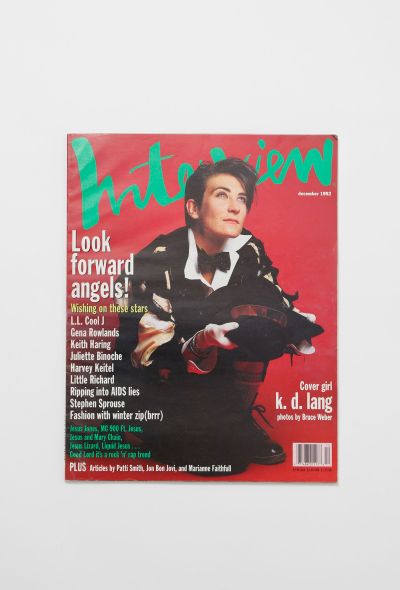                                         K.D Lang, December 1992 Issue-1