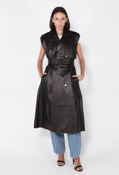 Bottega Veneta Leather Trench Vest, 2019 - 2