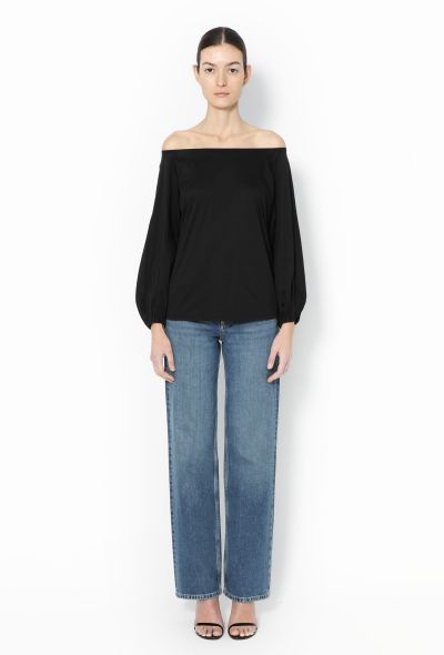 The Row Pepper Off-Shoulder Cotton Top - 2