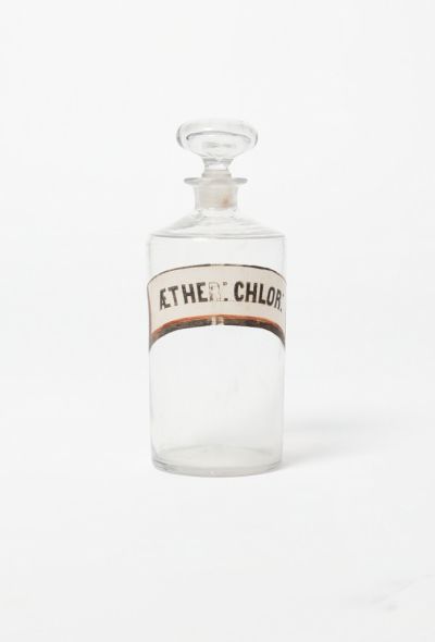                             Antique Glass Apothecary Bottle - 1