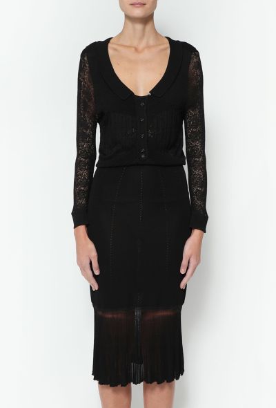                            2006 Camélia Lace Jersey Dress