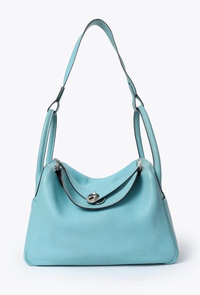 Hermès Lindy 30 Taurillon Clémence Bleu Atoll - 1 Hermès Lindy 30 Taurillon Clémence Bleu Atoll - 1
