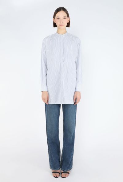 Céline Classic Pinstripe Bib Tunic - 1