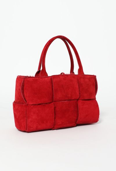 Bottega Veneta 2022 Shearling Arco Tote Bag - 2 Bottega Veneta 2022 Shearling Arco Tote Bag - 2