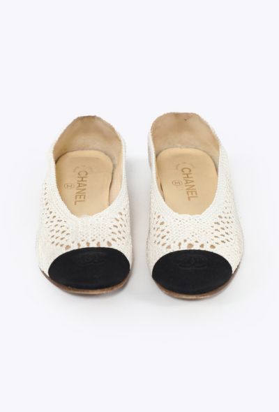 Chanel 2018 Crochet Ballet Flats - 2
