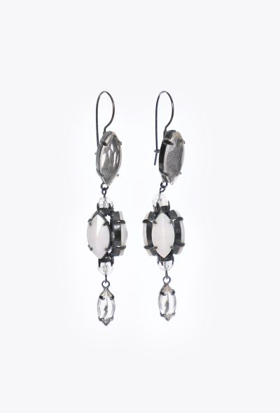 Jean Paul Gaultier Glass Chandelier Earrings - 2